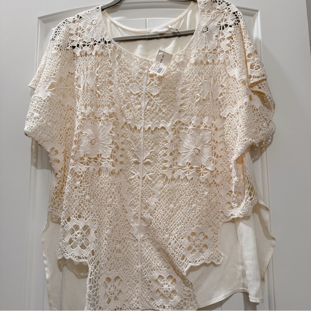 LUSH Oversized Crochet Top